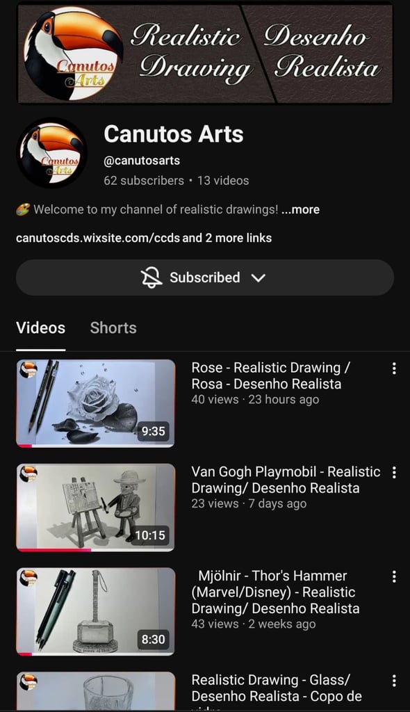 image for **Realistic Drawings on YouTube – Art That Impresses 🎨✨**