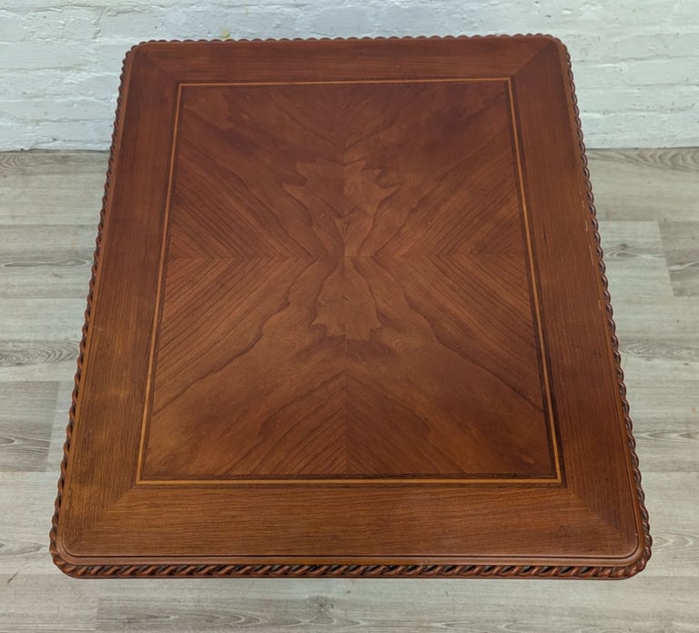 Reproduction yew wood coffee table or side table 
