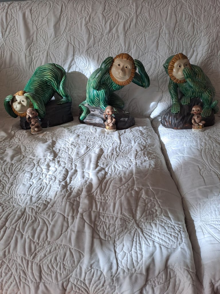 Set of 3 Monkeys 