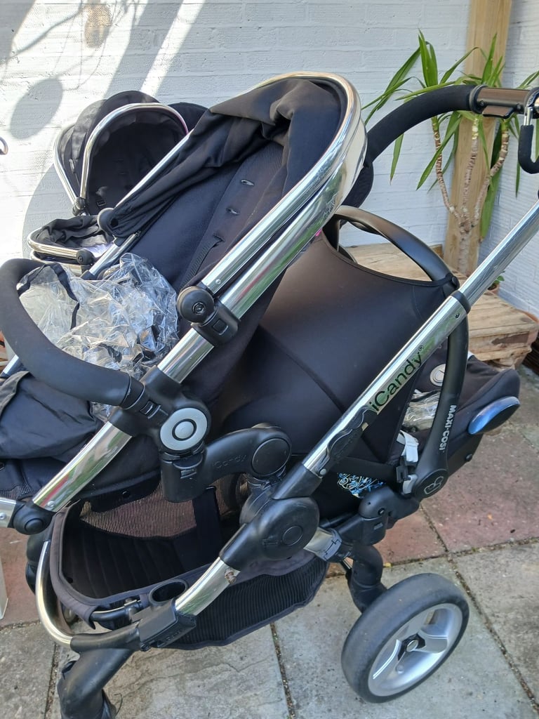 iCandy Peach 2 2in1 Black Double Travel System