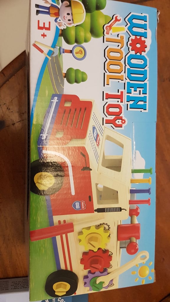 Wooden tool toy age 3+