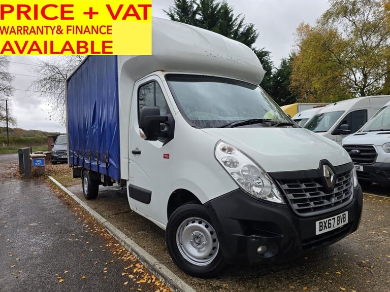image for 2017 Renault Master 2.3 DCI 145 LUTON CURTAIN SIDE TAIL LIFT CHASSIS CAB Diesel Manual