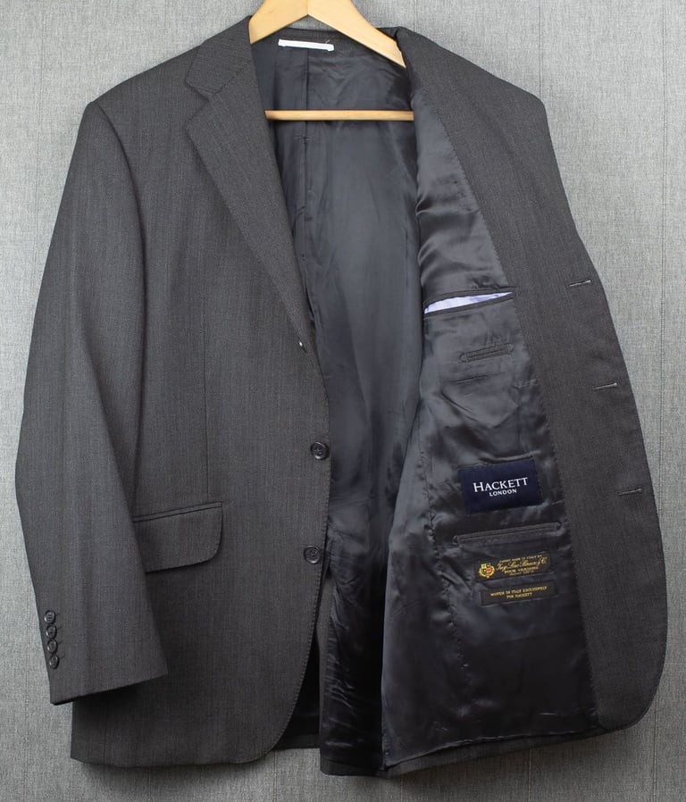 HACKETT LONDON MENS - DARK GREY JACKET RRP: £450