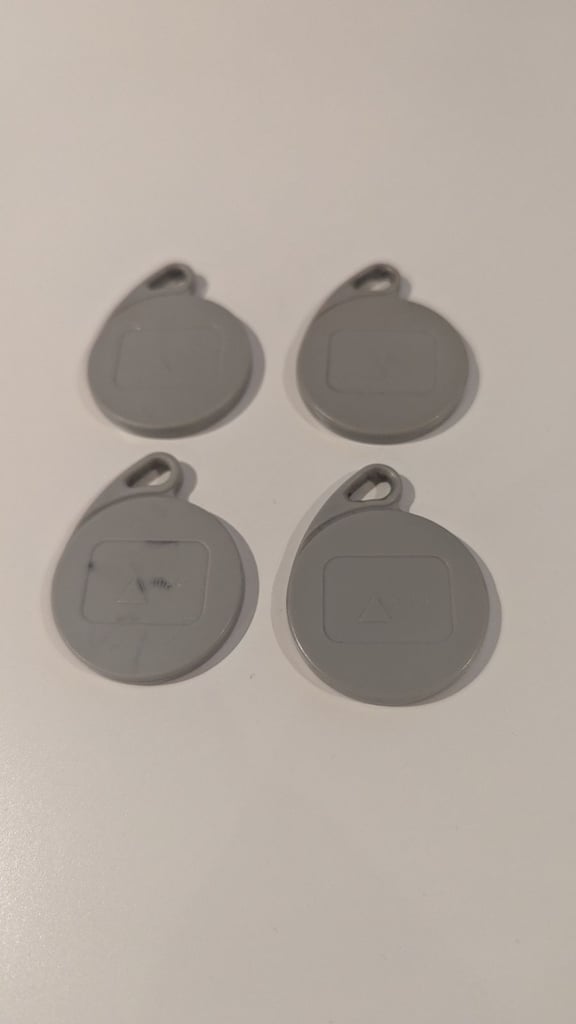 image for 4 x RFID key fobs 