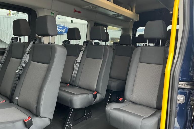 2025 Ford Transit 460 Leader L4 H3 ELWB High Roof 17 Seat Minibus RWD 2.0 EcoBlue 165ps, PRIV Min...