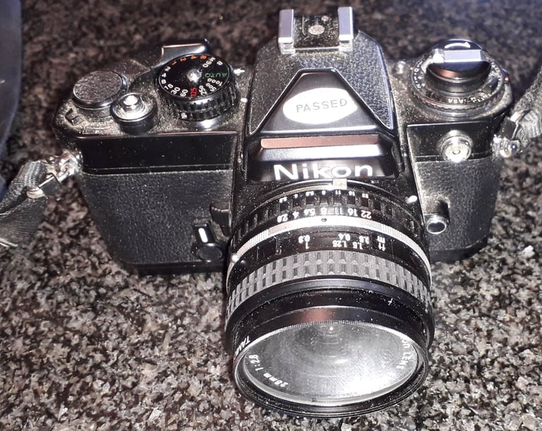 Nikon FE SLR Camera + accessories