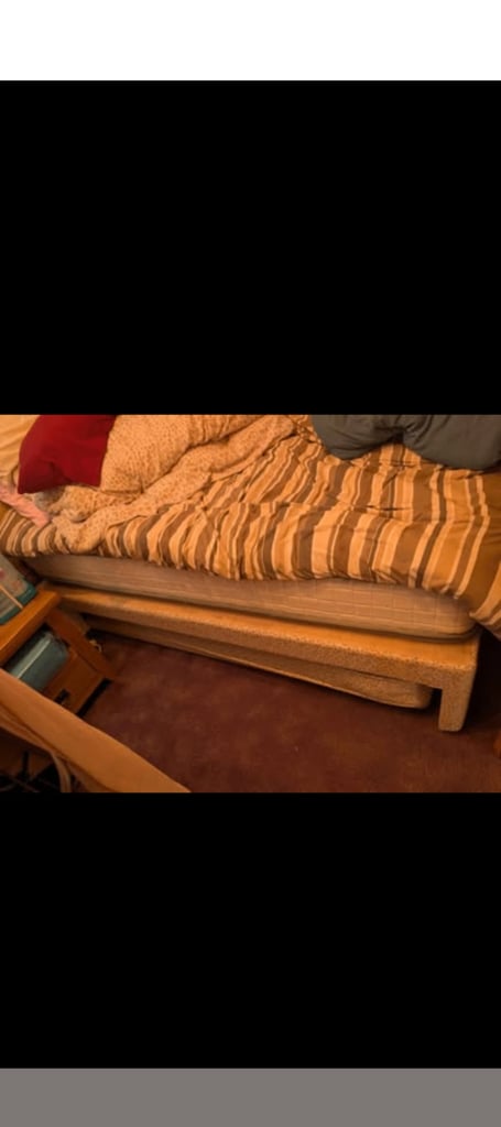 Single with mattress 