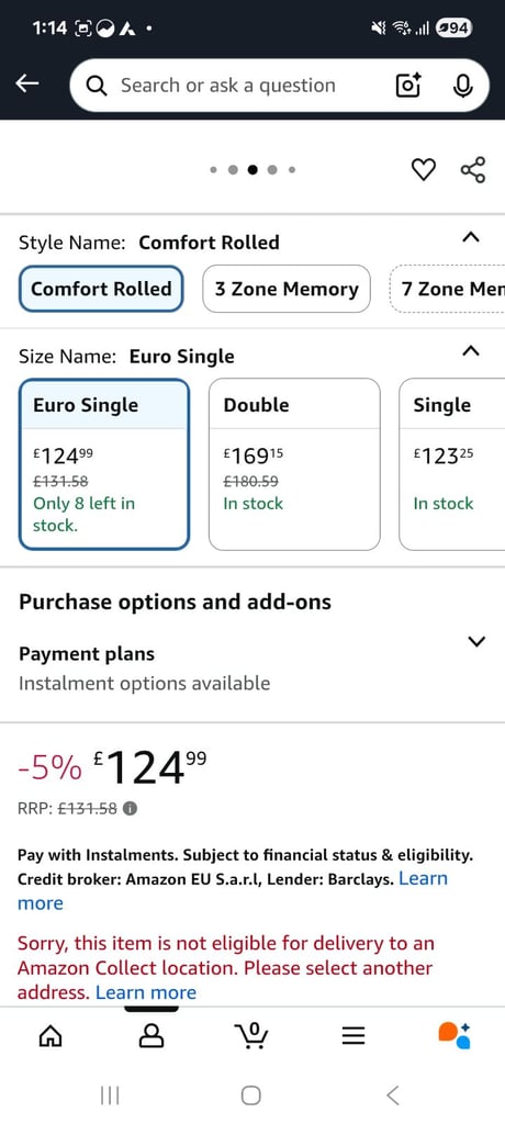 Single mattress 35