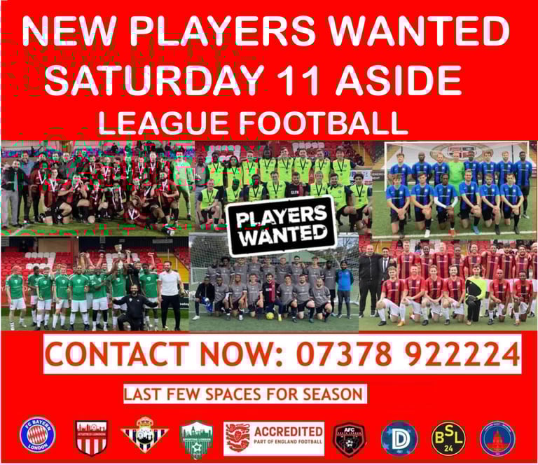 11 a side football team in South West London looking for players  