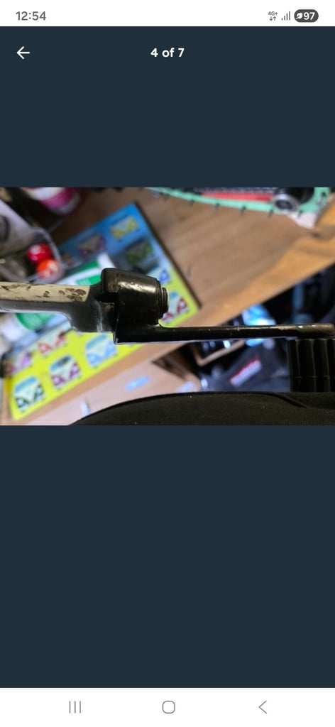 Vespa rare flip up kick start 