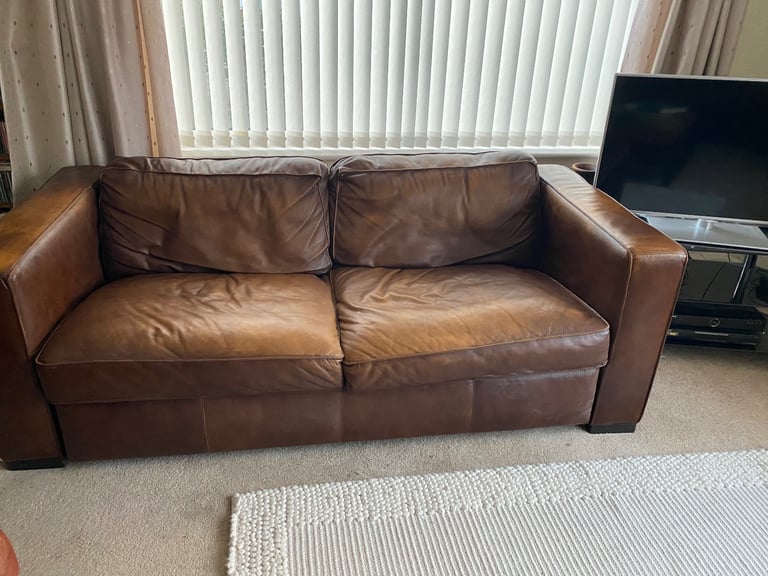 Next leather sofa free delivery 🚚