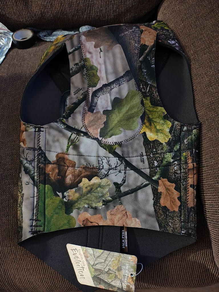 Neoprene dog jacket