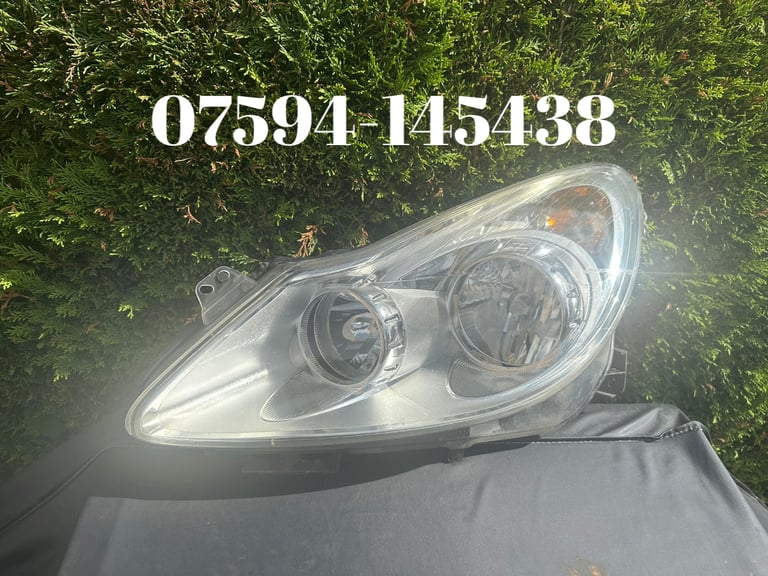 VAUXHALL CORSA D 2010 N/S PASSENGER HEADLIGHT WORKS PERFECT ☎️☎️☎️🔥🔥🔥