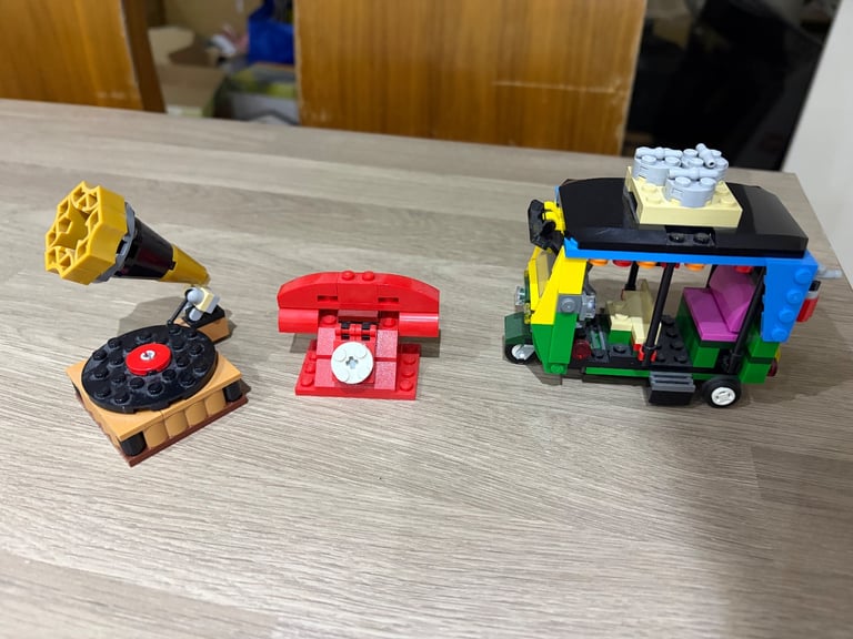 image for Lego Tuk Tuk phone telephone grammar phone vinyl player 