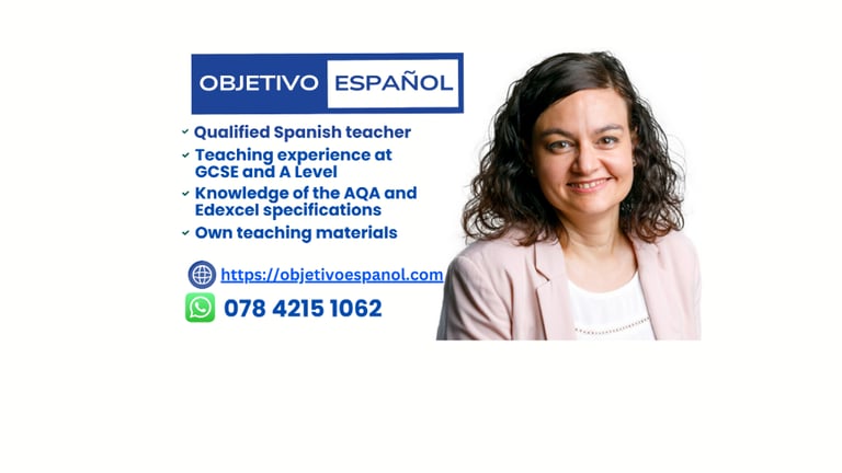 Live Online One-to-One Spanish classes - Qualified Native Spanish Teacher / Spanish Tutor