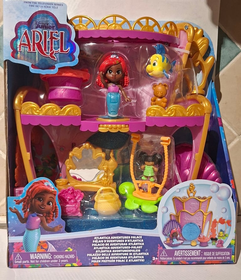 image for Disney Junior Ariel Atlantica Adventures Palace Playset