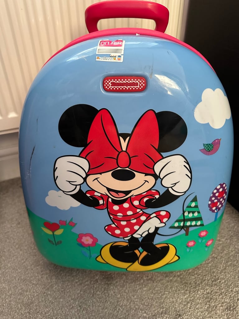Disney Mini  Mouse Carry-On Rolling Suitcase Hard Case Kids Explore
