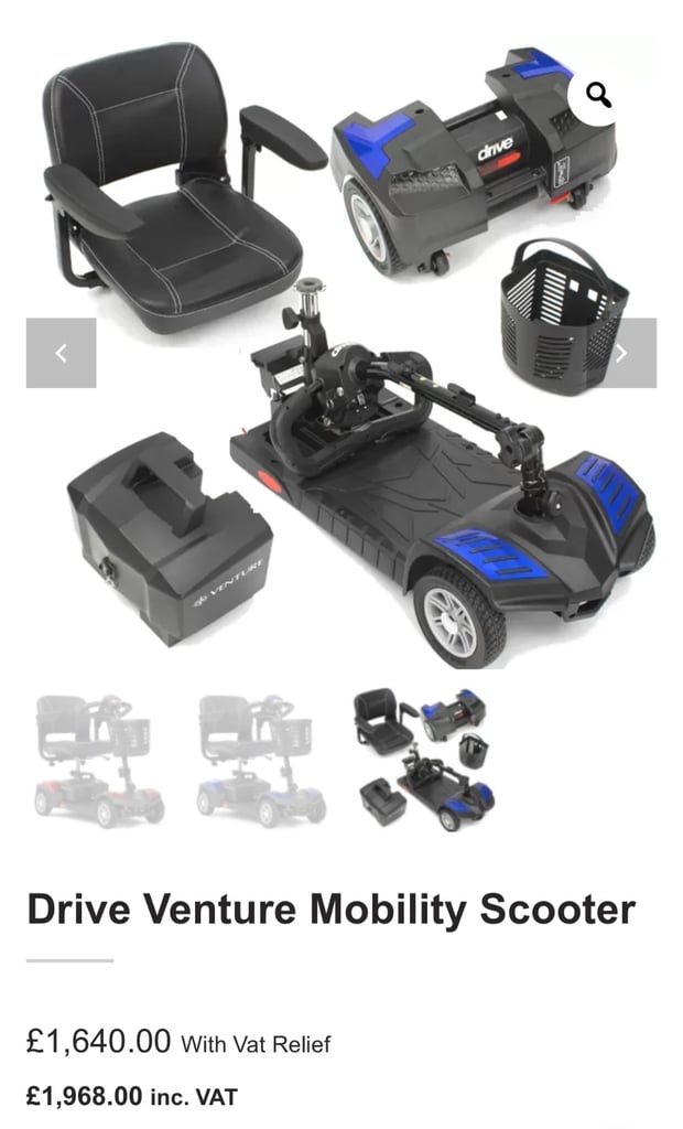 1 of the best mobility scooters was £1500 just over a year ago just had new batteries and service 