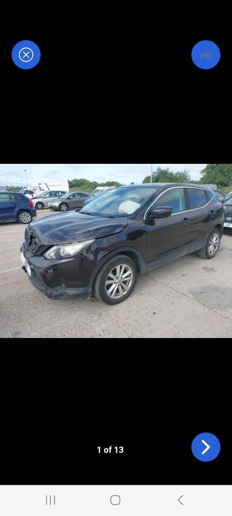 Nissan qashqai 2016 breaking 