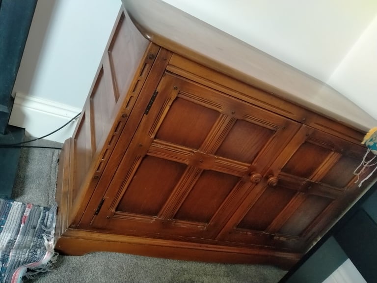 ERCOL vintage entertainment cabinet