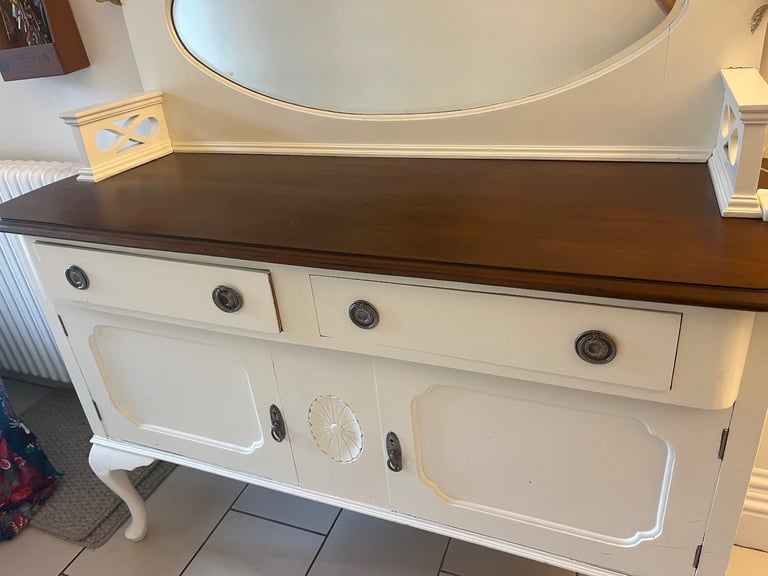 Antique mirrored sideboard