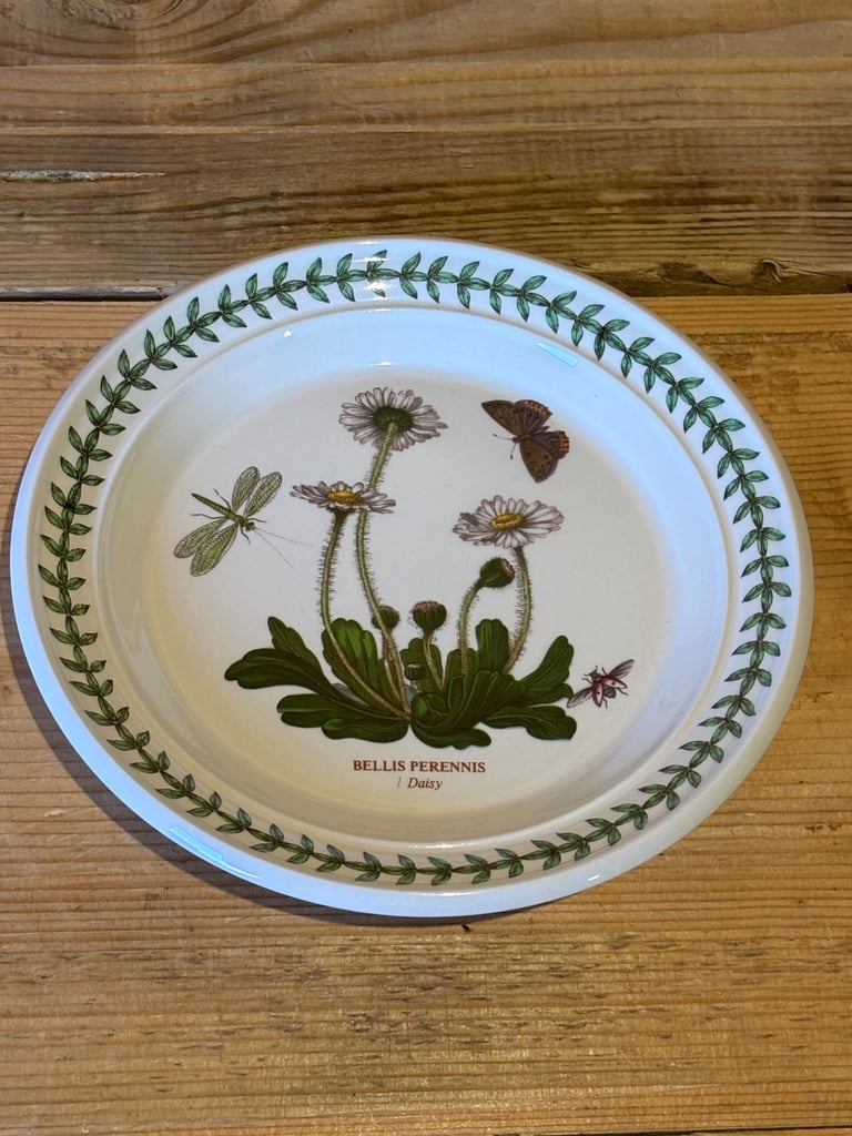image for Portmerion daisy botanical garden 1972 bread plate 