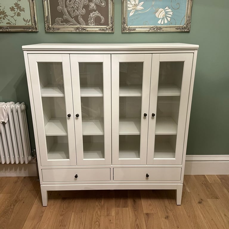 image for IKEA IDANAS Display Cabinet with Glass Doors