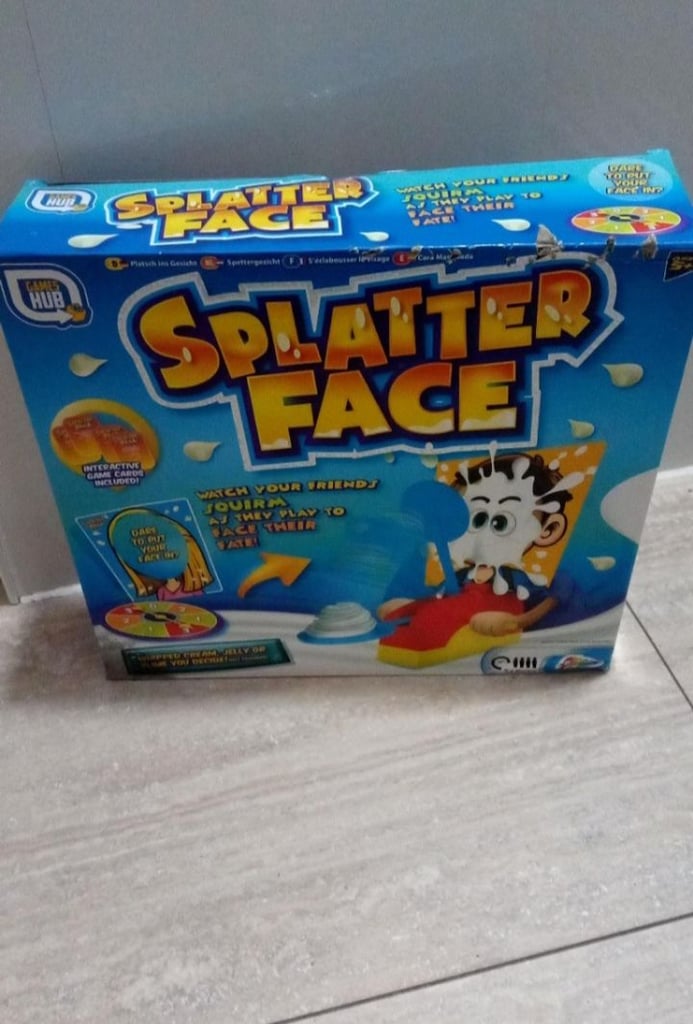 Splatter face game