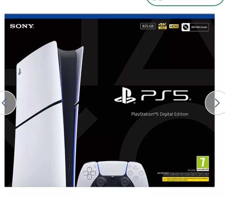 image for BRAND NEW BOXED UNOPENED PS5 DIGITAL CONSOLE 825GB