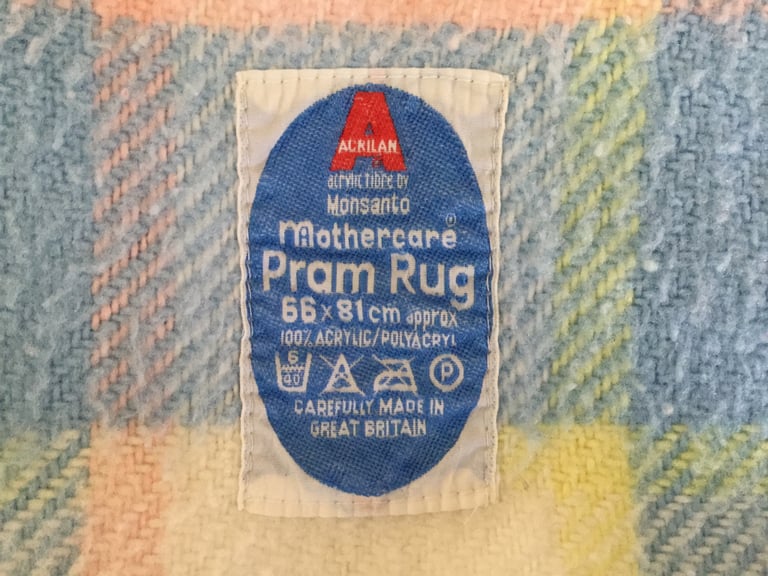 MOTHERCARE FRINGED VINTAGE BABY BLANKETS 