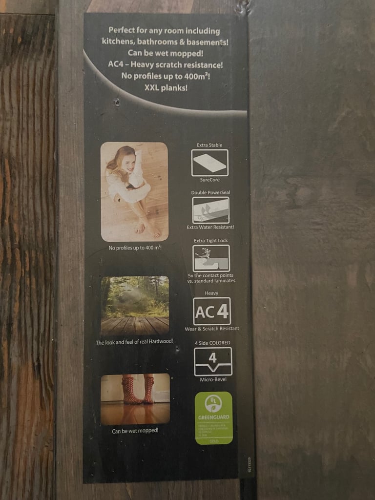 laminate flooring pack