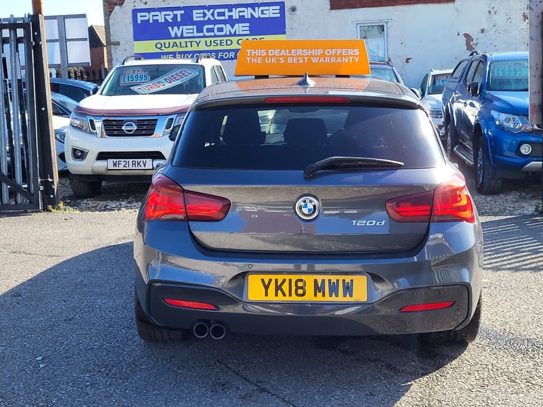 2018 BMW 1 Series 120d M Sport Shadow Edition 5dr TOP SPEC HATCHBACK Diesel Manual