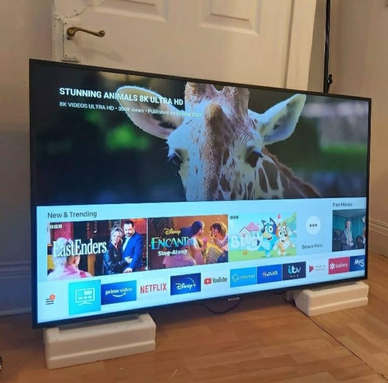 image for 55" SAMSUNG 4K ULTRA CRYSTAL SMART NEW MODEL TV 