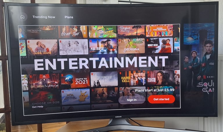 image for Please Read the description 40in Samsung smart curved tv
