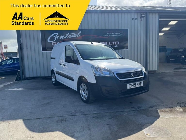 2019 Peugeot Partner 1.6 BlueHDi 850 S Panel Van 4dr Diesel Manual L1 (s/s) (110 g/km, 100 bhp) P...