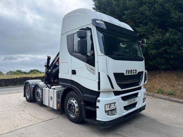 2019 19 Iveco Stralis 460 EURO 6 6x2 Hiab x-duo 148 4 extension crane 264,000KMS