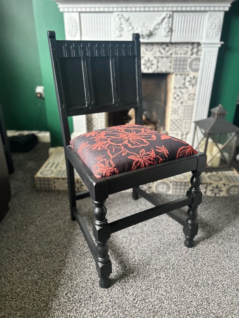 image for Perfect condition black and red chair