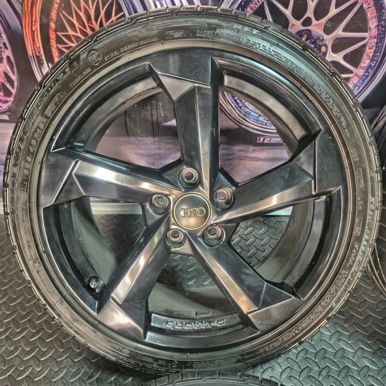 18" AUDI ROTOR QUATTRO ALLOYS/5×112/FIT AUDI, VW, SEAT/ FAST DELIVERY