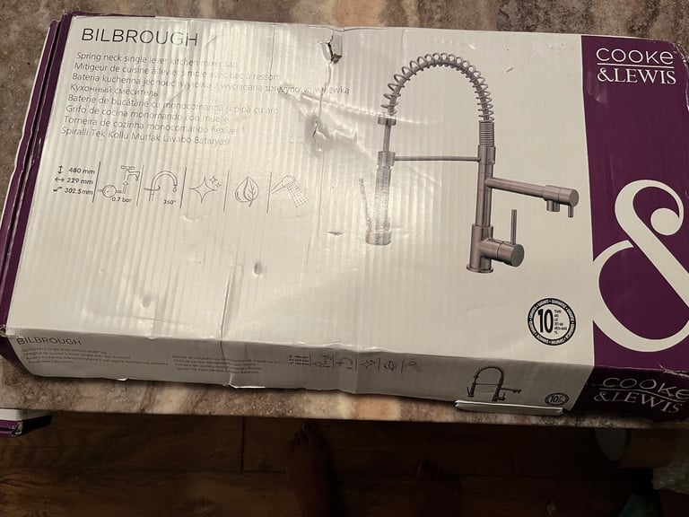 Cook & Lewis Bilbrough chrome tap