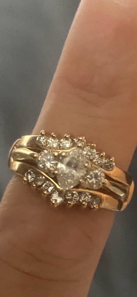 Real diamonds & 14ct gold custom ring