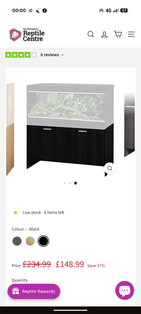 image for Unused Vivexotic AAL Cabinet, Black