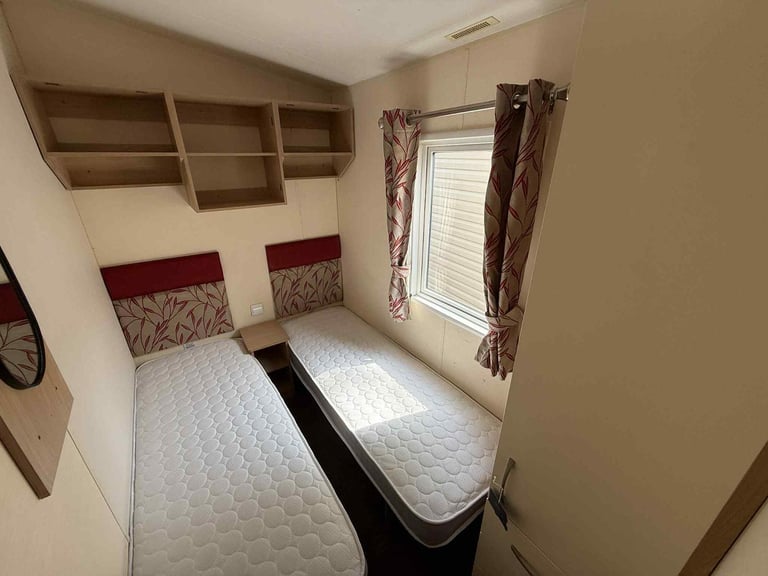 3 Bed Static Caravan 37x12 – DG, CH, Front Patio Doors – Off Site, Self Build
