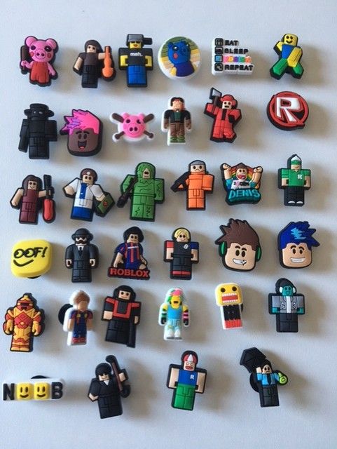 Roblox 34 Piece Croc Charm Set 