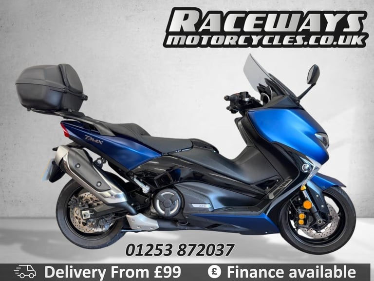 2019 YAMAHA TMAX DX 19 REG BLUE 530CC ONLY 2,823 MILES USED SCOOTER