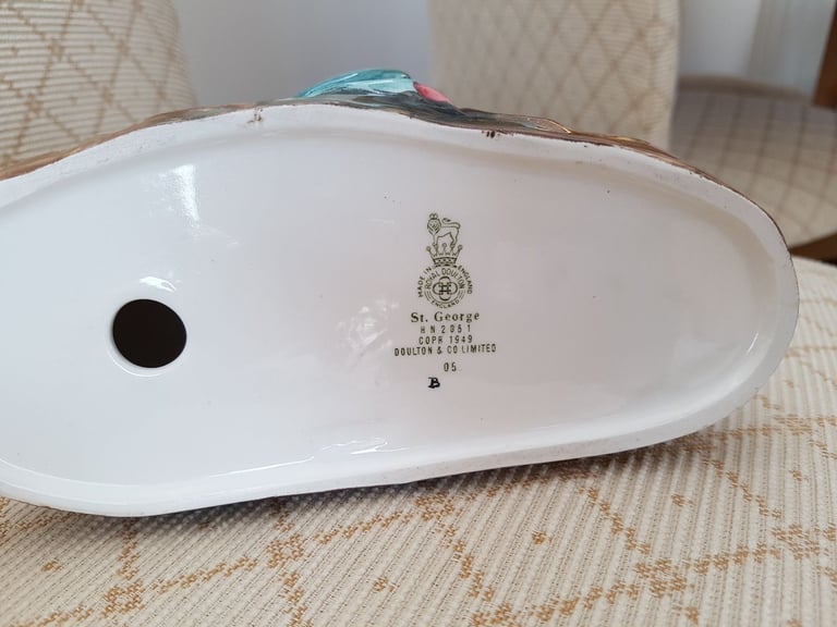 Vintage Royal Doulton porcelain St George and Dragon