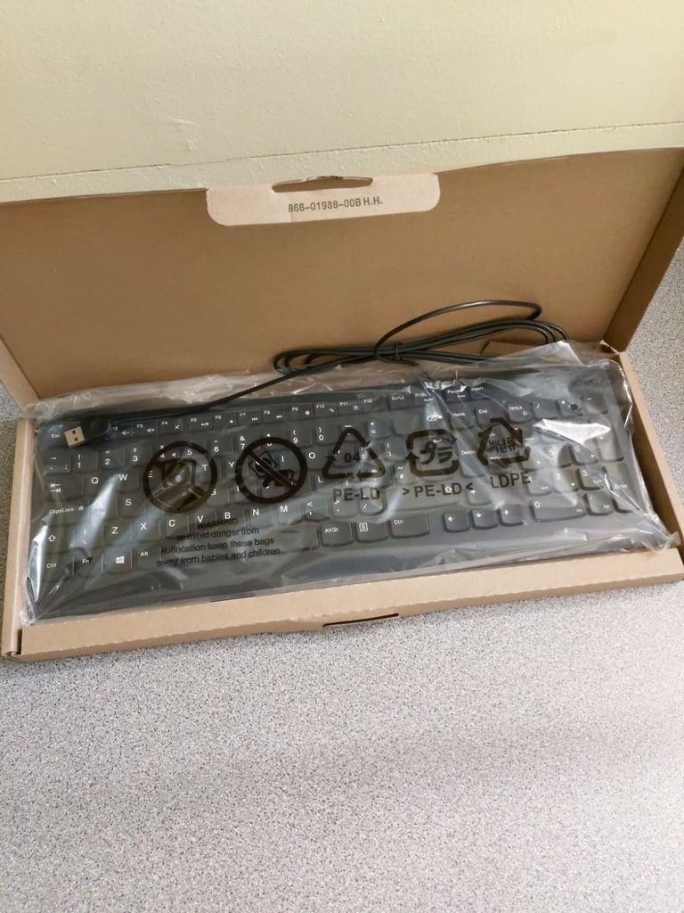 image for Brand New Lenovo USB wired keyboard