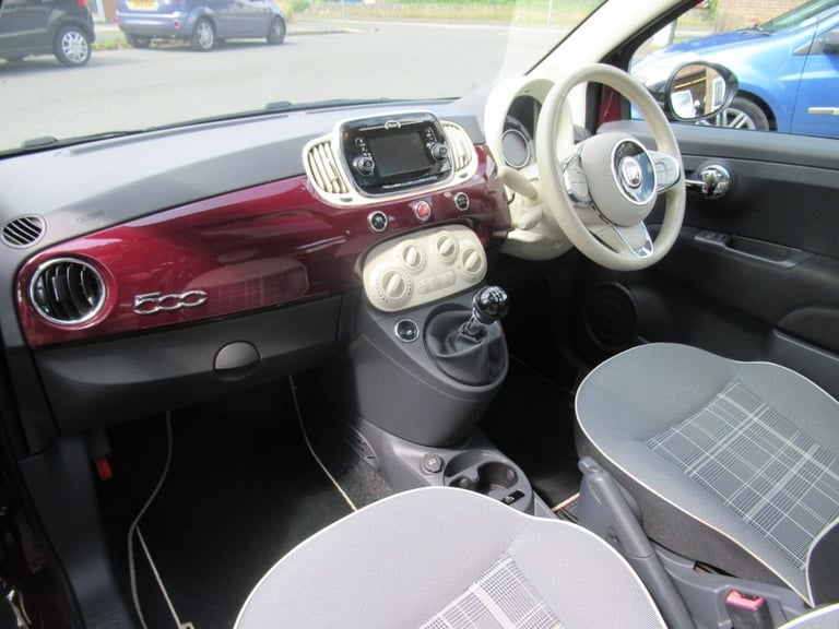 2017 67 FIAT 500 1.2 LOUNGE HATCHBACK 3DR PETROL MANUAL EURO 6 (S/S) (69 BHP)