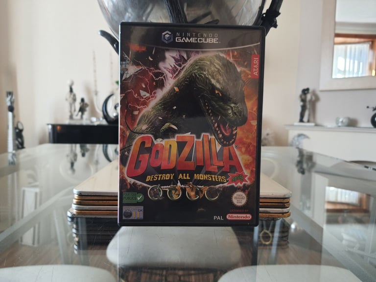 Godzilla: Destroy All Monsters Melee 🖤 Nintendo GameCube Game - Complete - PAL