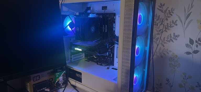 image for Full Gaming pc set-up With desk