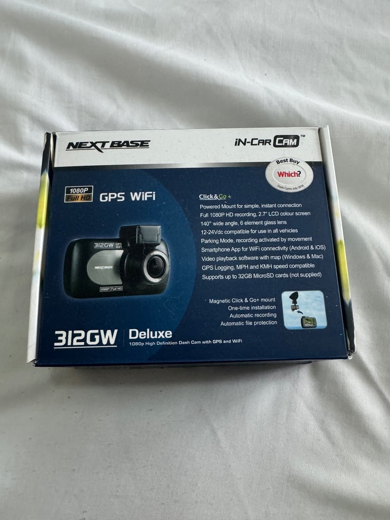 image for Nextbase 312GW In-Car Dash Camera + Extras RRP £180